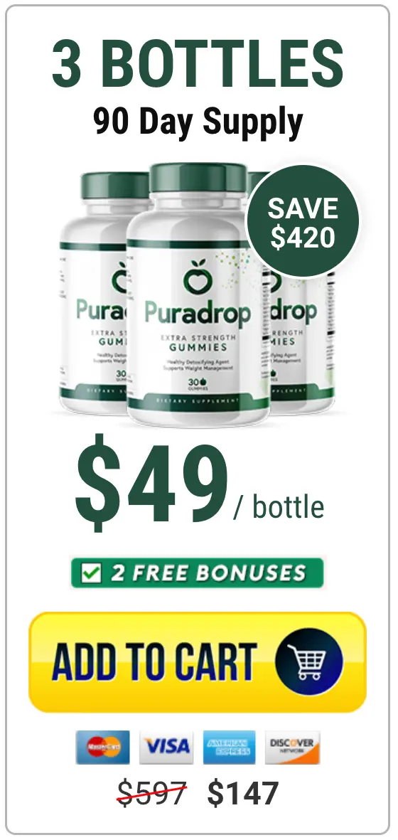 Puradrop Gummies - 3 Bottles